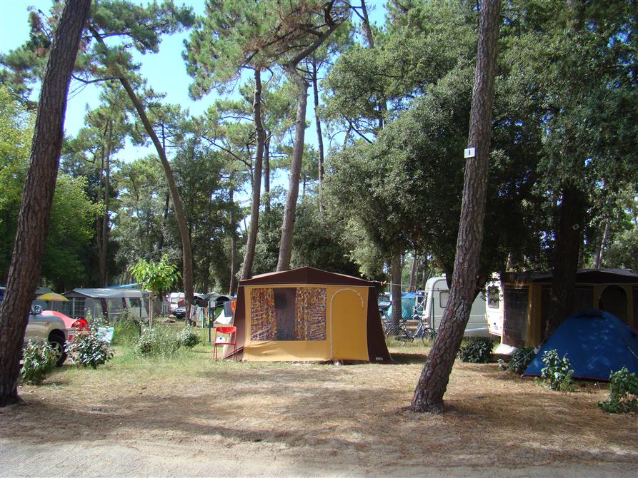 emplacements caravane camping*** beausoleil la palmyre proche royan charente maritime